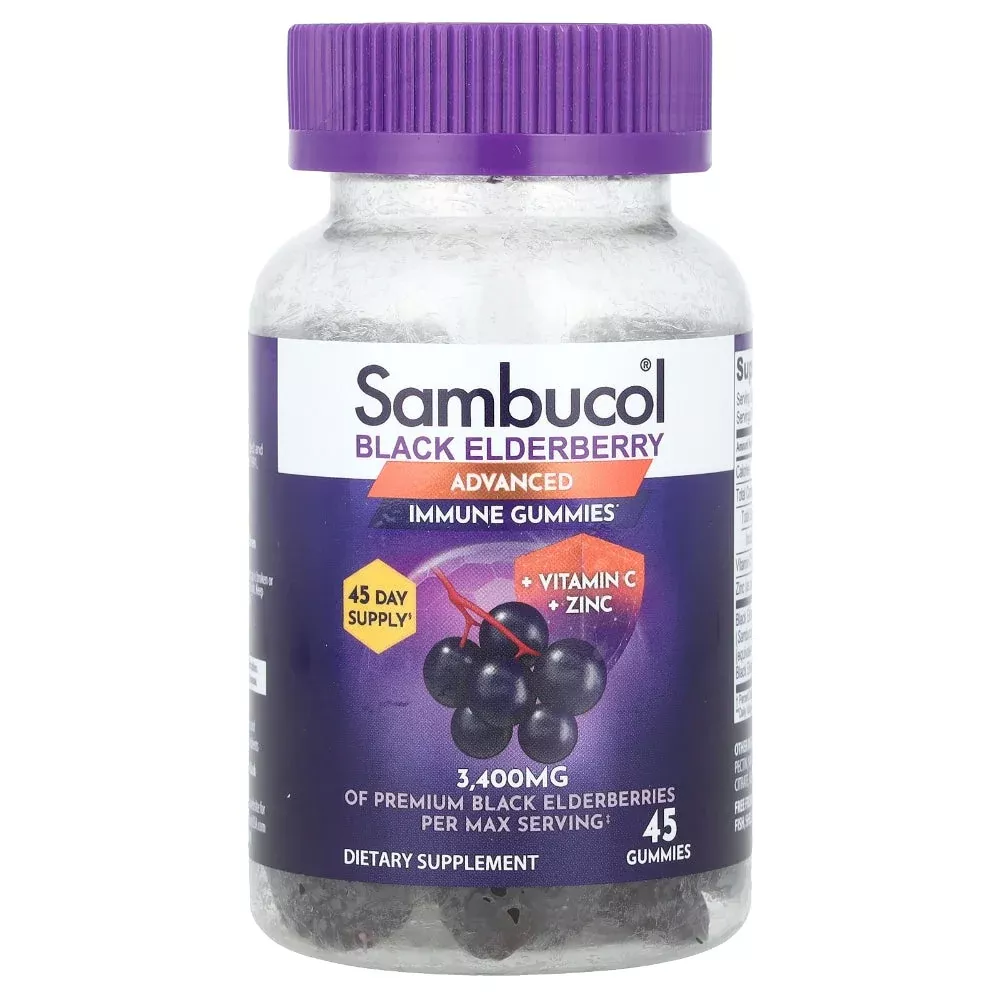 Sambucol Black Elderberry Immune Gummies – Advanced Formula