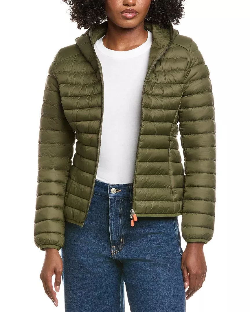 Save The Duck Vicky Short Hooded Basic Jacket