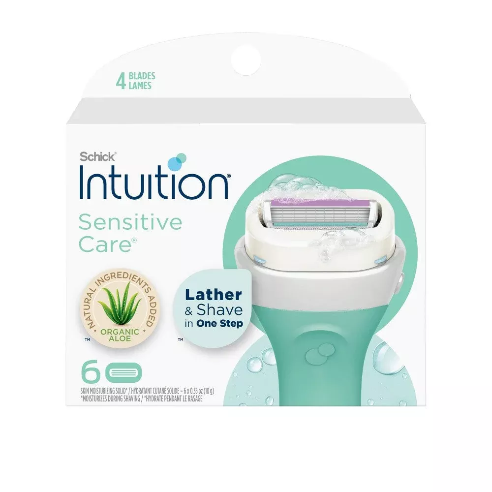 Schick Intuition Sensitive Care – Razor Blade Refills