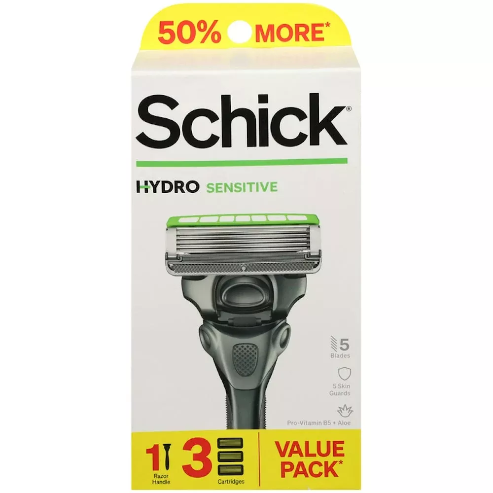 Schick Sensitive Hydro Razor Value Pack 1Ea