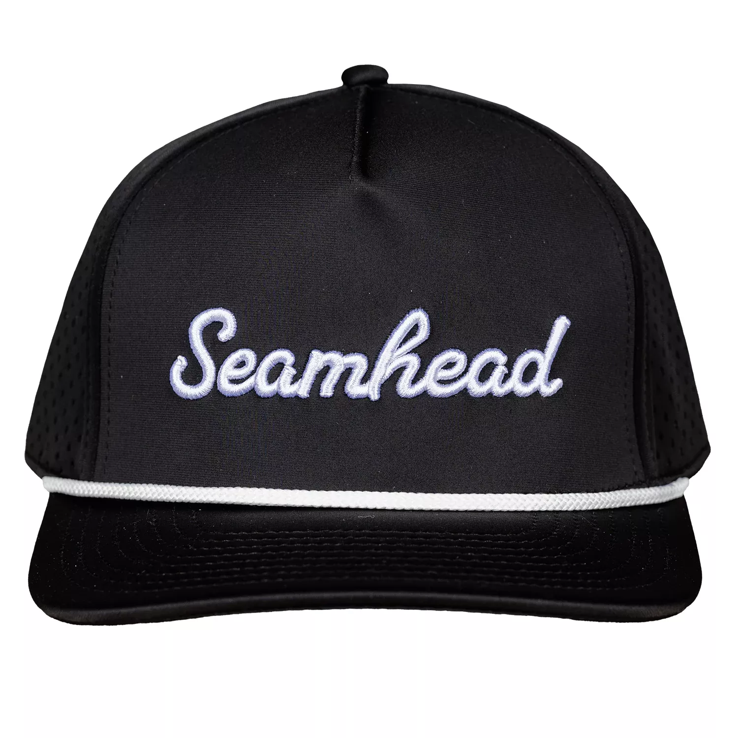 Seamhead Rope Snapback Hat (Black)