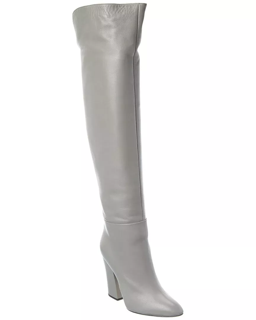 Sergio Rossi Scarlett Leather Over-The-Knee Boot