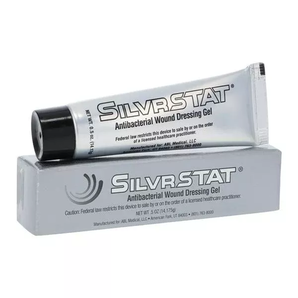 SilvrSTAT Antibacterial Wound Dressing Gel 3 Oz