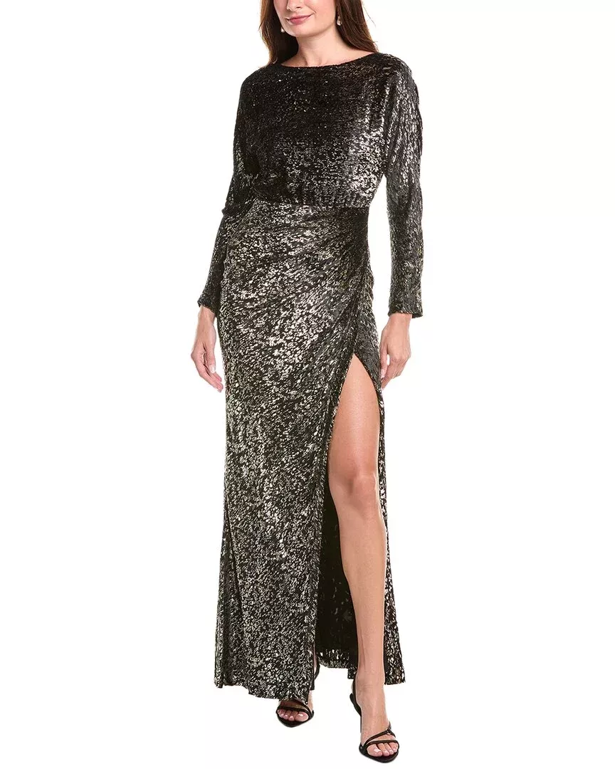 Simkhai Angelique Silk-Blend Gown