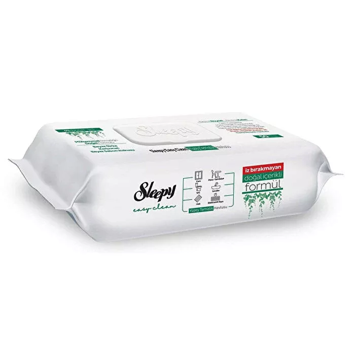 Sleepy Easy Clean Surface Cleaning Wipes 50-Pack - Large & Thick