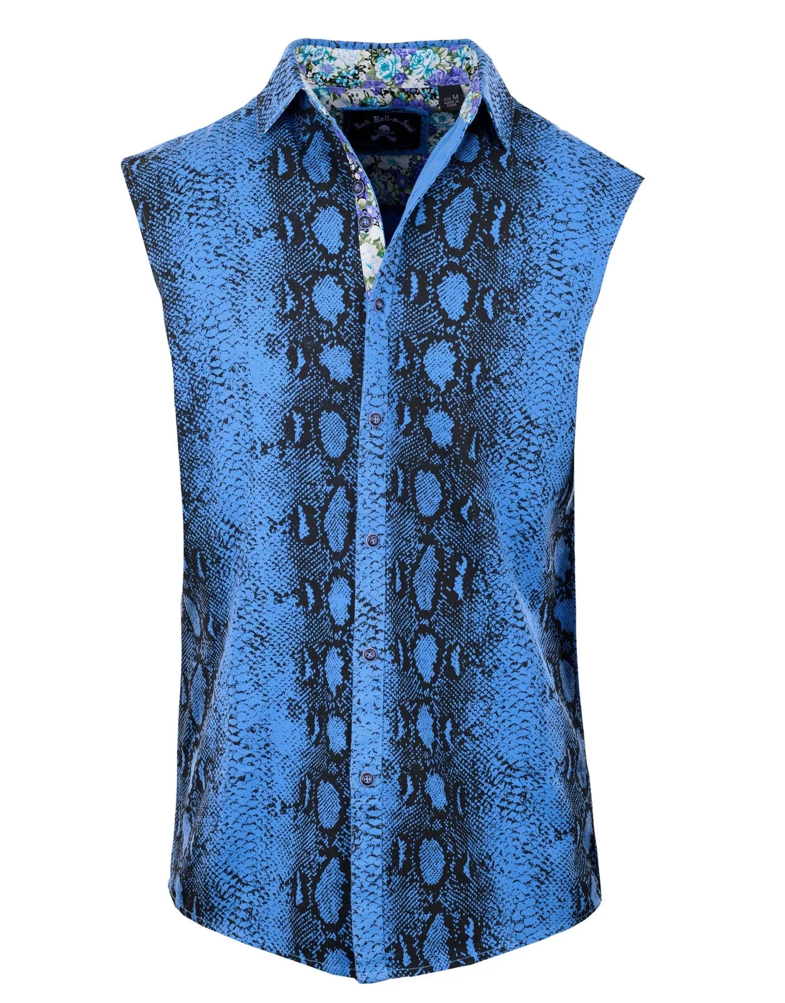 Sleeveless Lizard King Blue