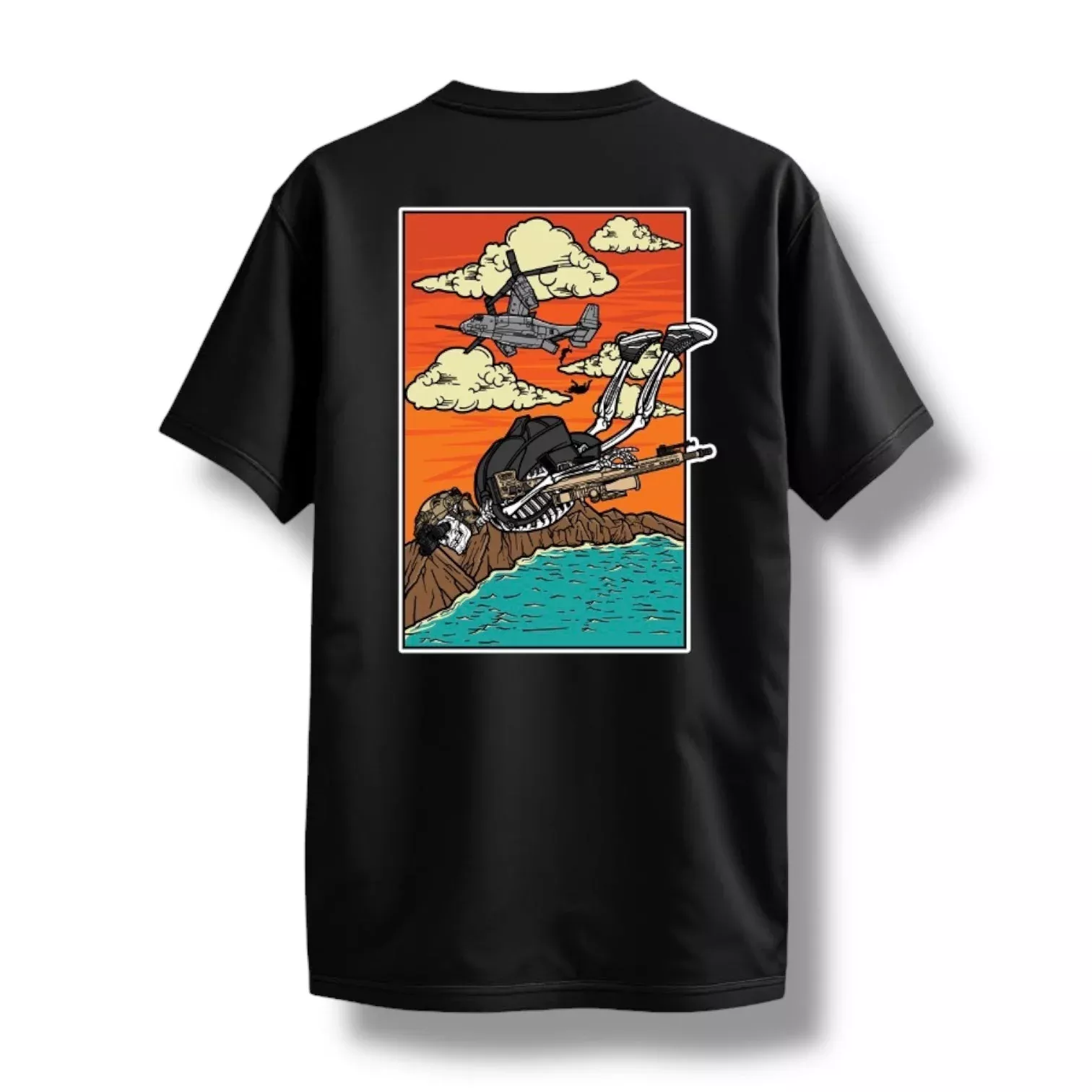 "SLICKSTER" TEE (BLACK)