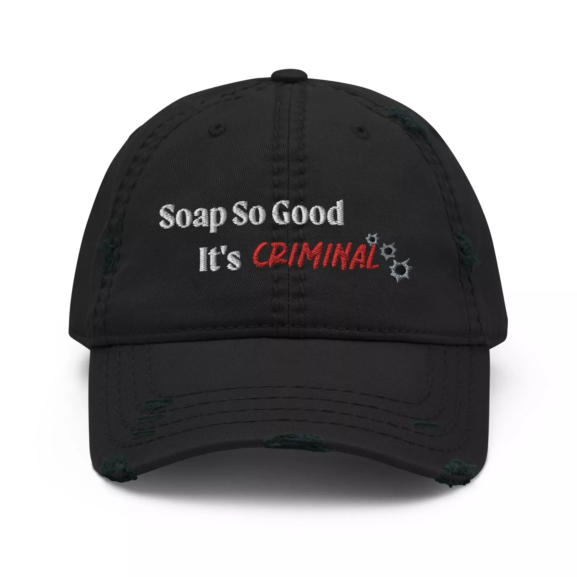 Slogan Distressed Dad Hat