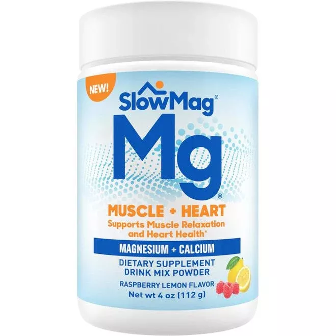 SlowMag Muscle + Heart Supplement (Raspberry Lemon - 4 oz)