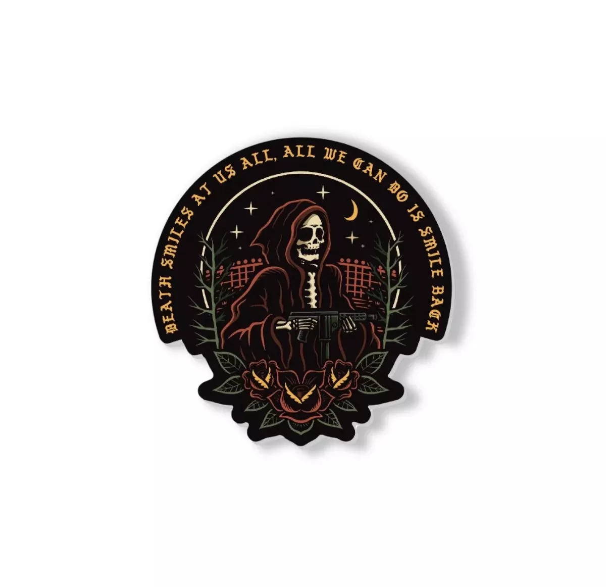 Smile Back Sticker