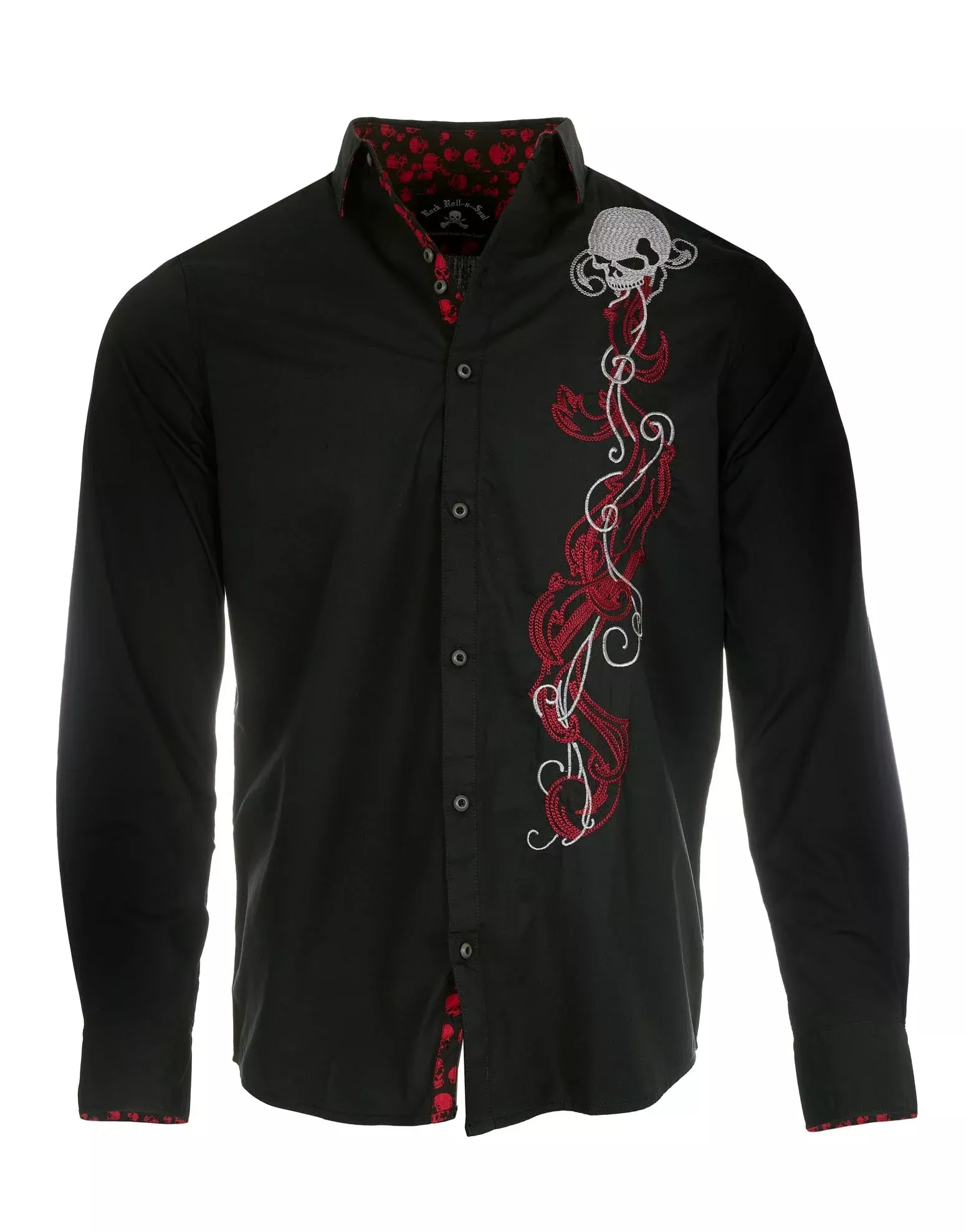 Smoking Skull Black