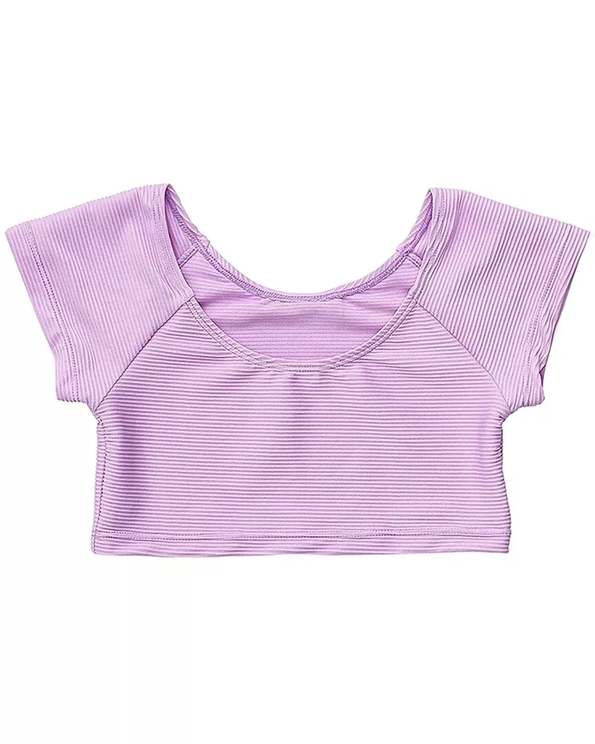 Snapper Rock Rib Crop Rash Top
