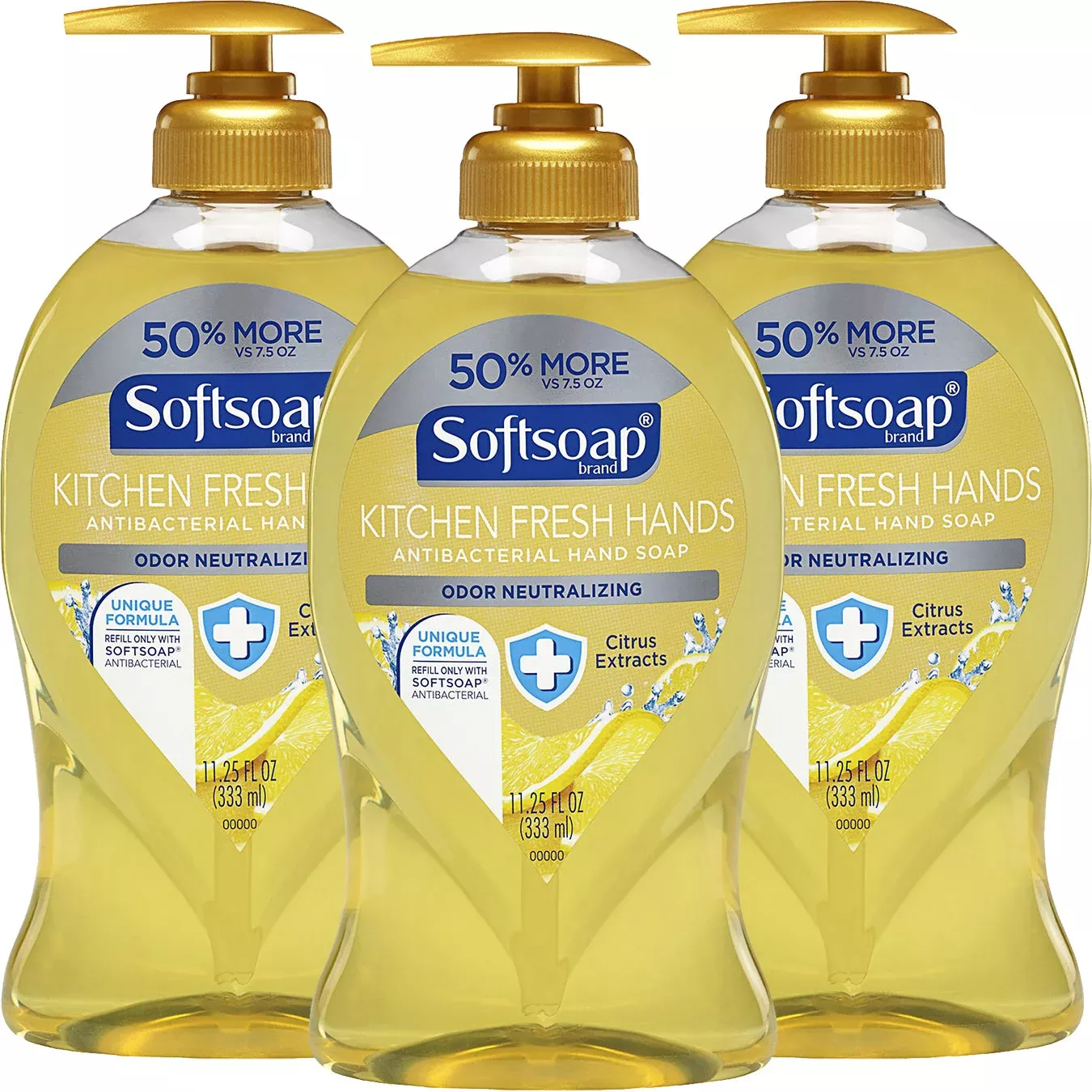 Softsoap Antibacterial Hand Soap Pump, Kitchen Fresh Hands – 11.25 Fl Oz