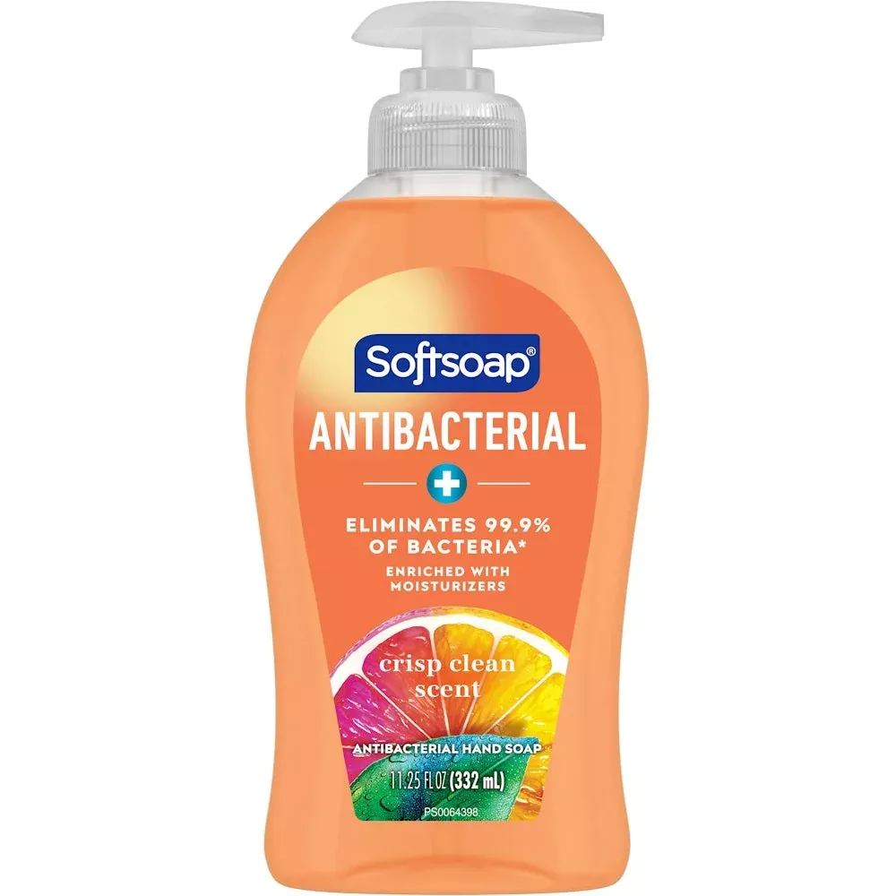 Softsoap Antibacterial Liquid Hand Soap Pump Crisp Clean