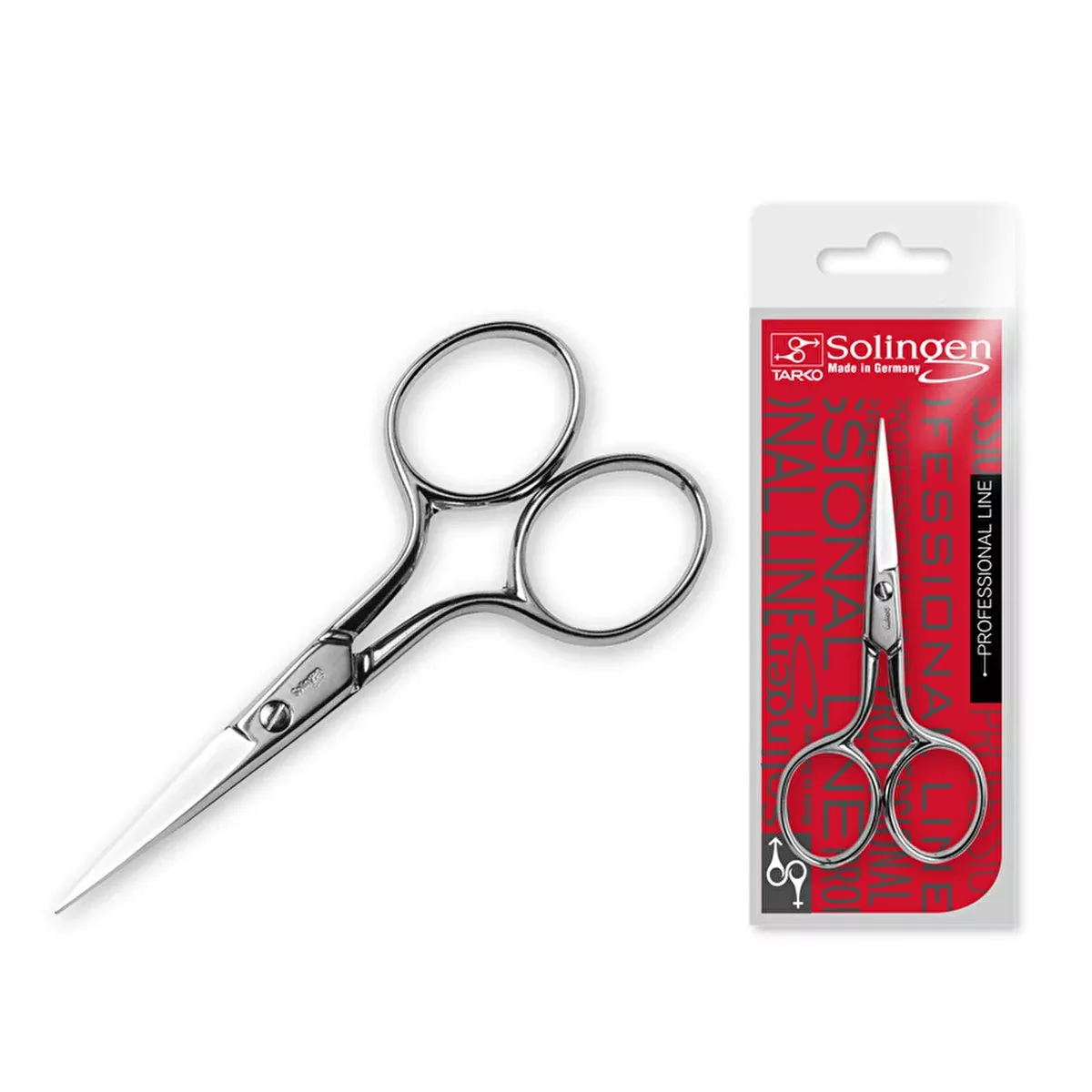 Solingen Eyebrow Scissors 2136 - Precision Design | German Quality