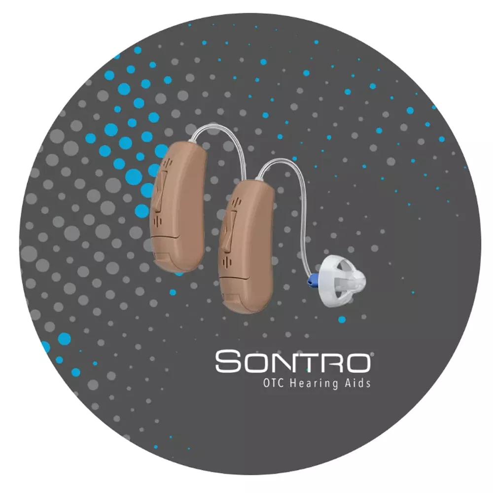 Soundwave Hearing - Sontro Hearing Aid Set, Model AI - Beige