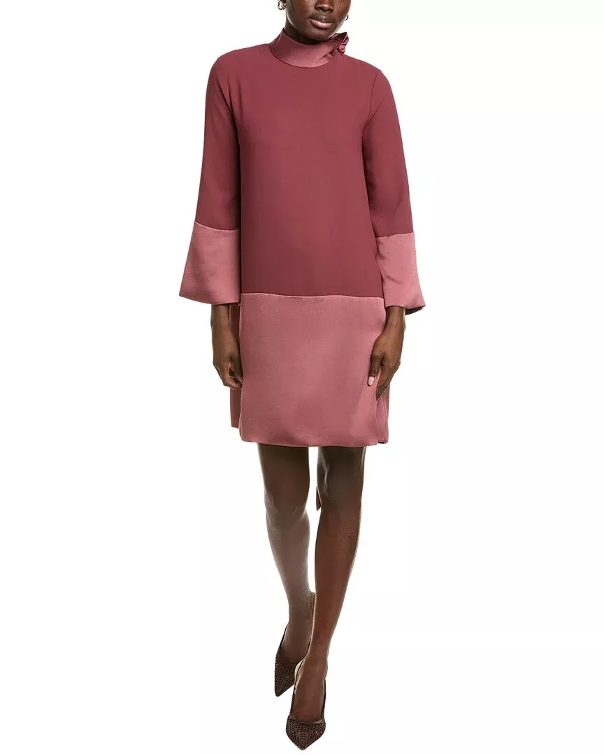 St. John Satin Mini Dress
