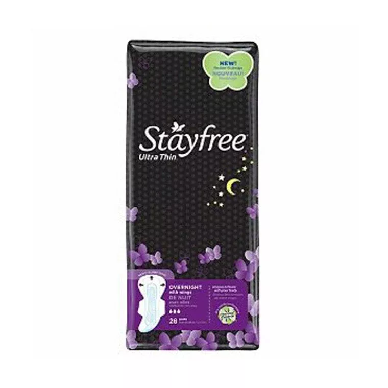 Stayfree Ultra Thin Pads Overnight With Wings