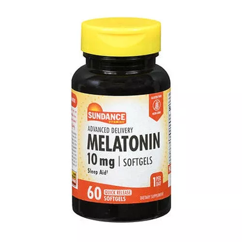 Sundance Vitamins Advanced Delivery Melatonin – Quick Release Softgels