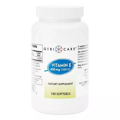 Sunmark Geri-Care Vitamin E Supplement, 100 Tablets