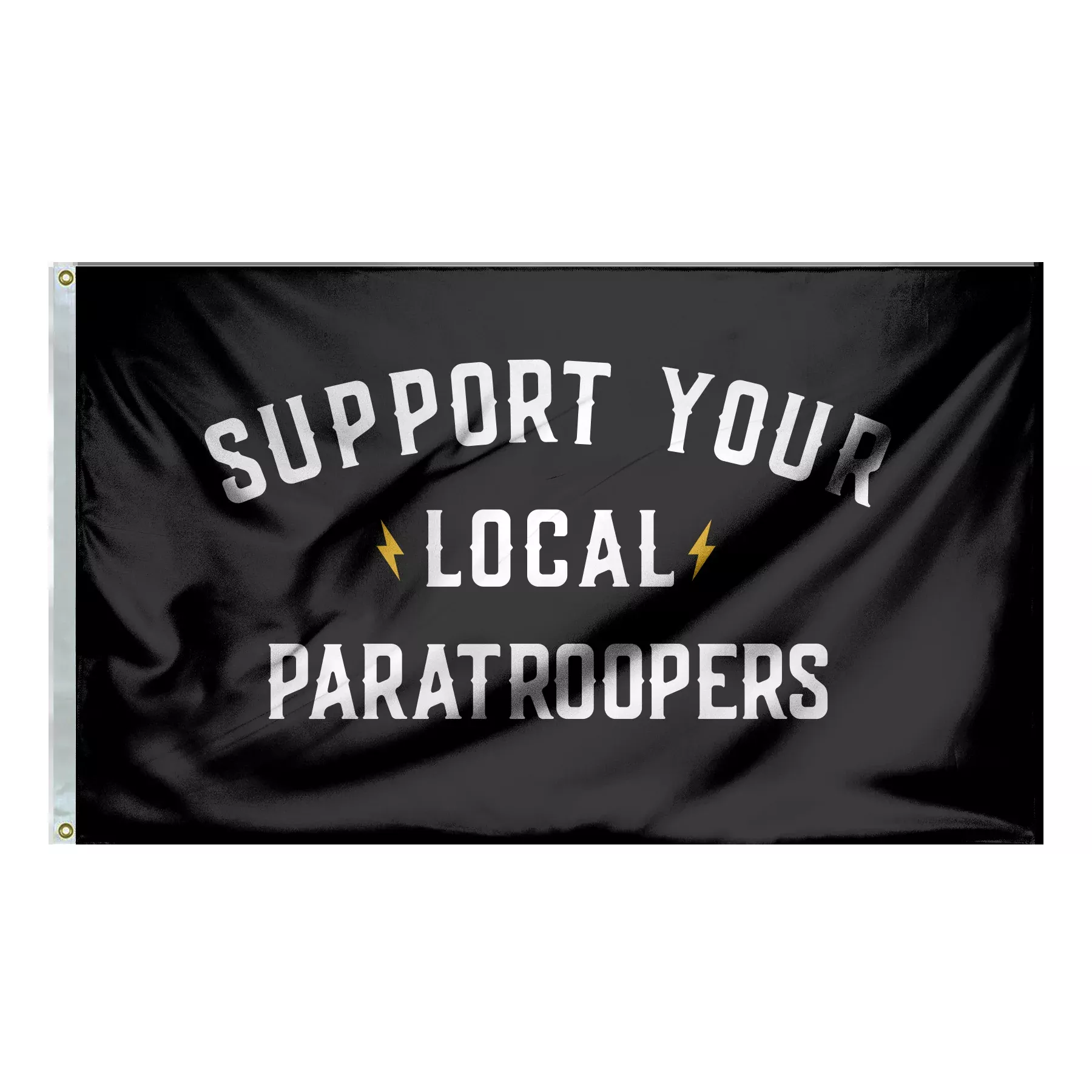Support Your Local Paratroopers Double-Sided Flag