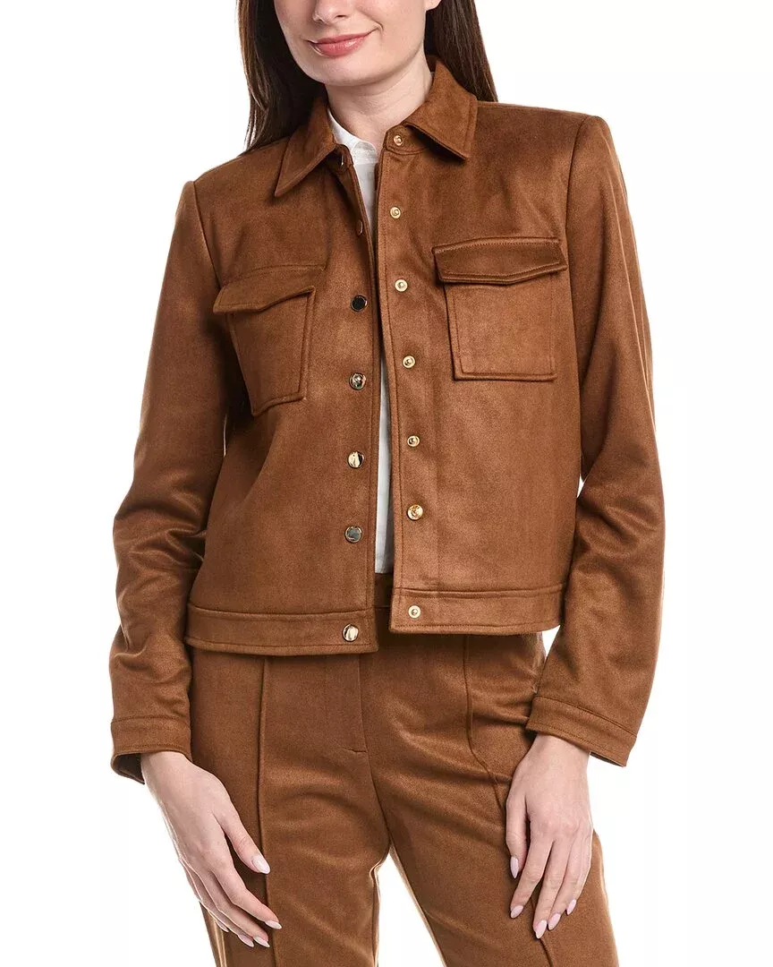 T Tahari Snap Jacket