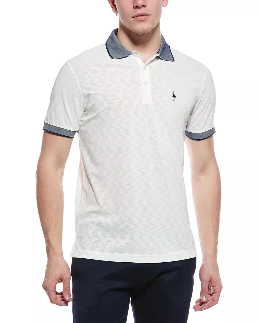 Tailorbyrd Tech Slub Textured Performance Polo Shirt