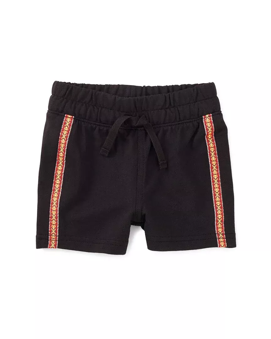 Tea Collection Jacquard Trim Baby Short