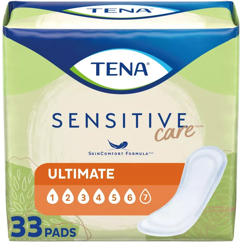 Tena Intimates Ultimate Absorbency Incontinence/Bladder Control Pad For Women, Regular Length