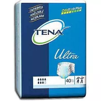 TENA Ultra Briefs – Medium 34" To 47" (case 80)