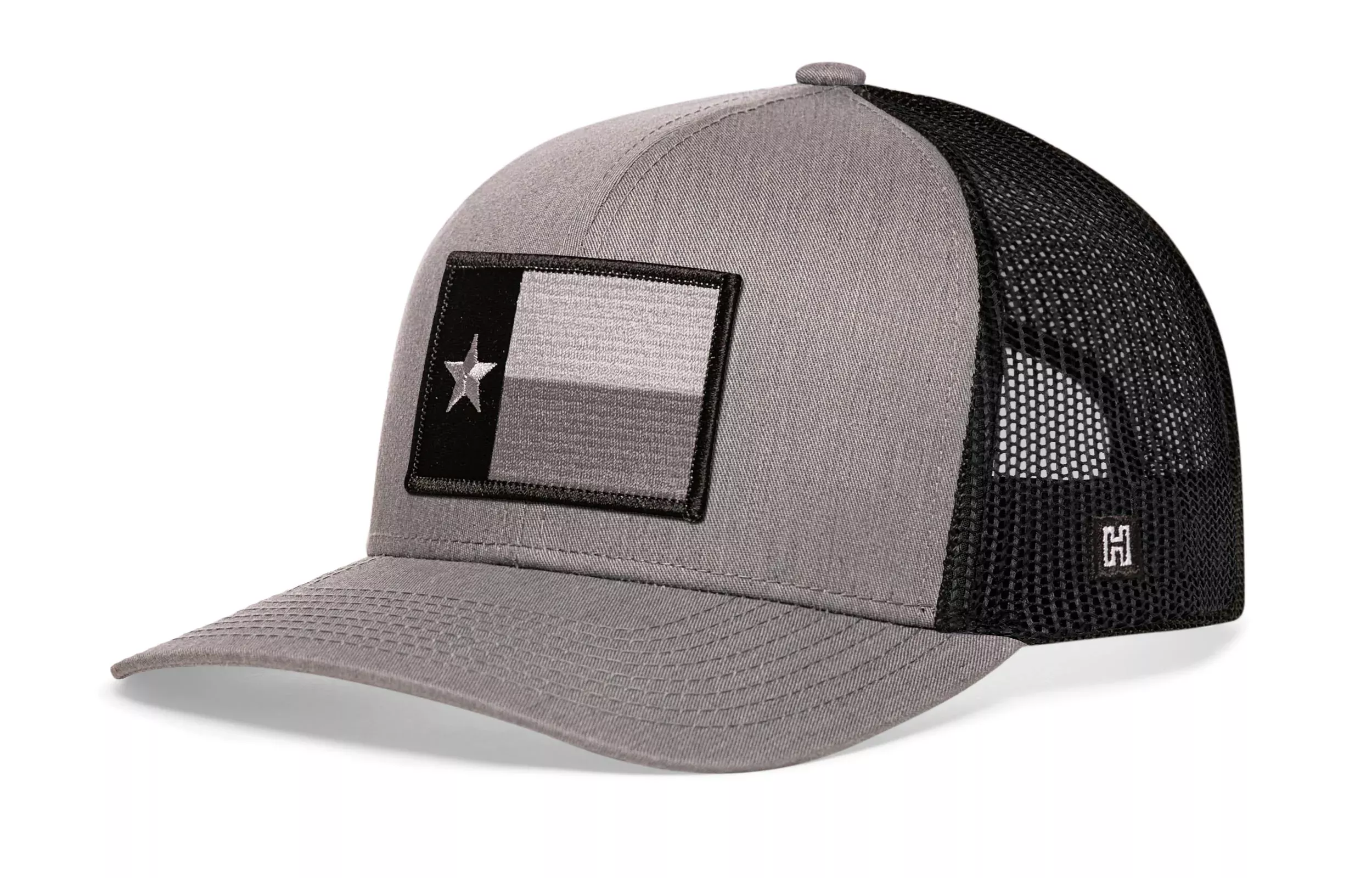 Texas Flag Trucker Hat|Tactical Gray-Black TX Snapback