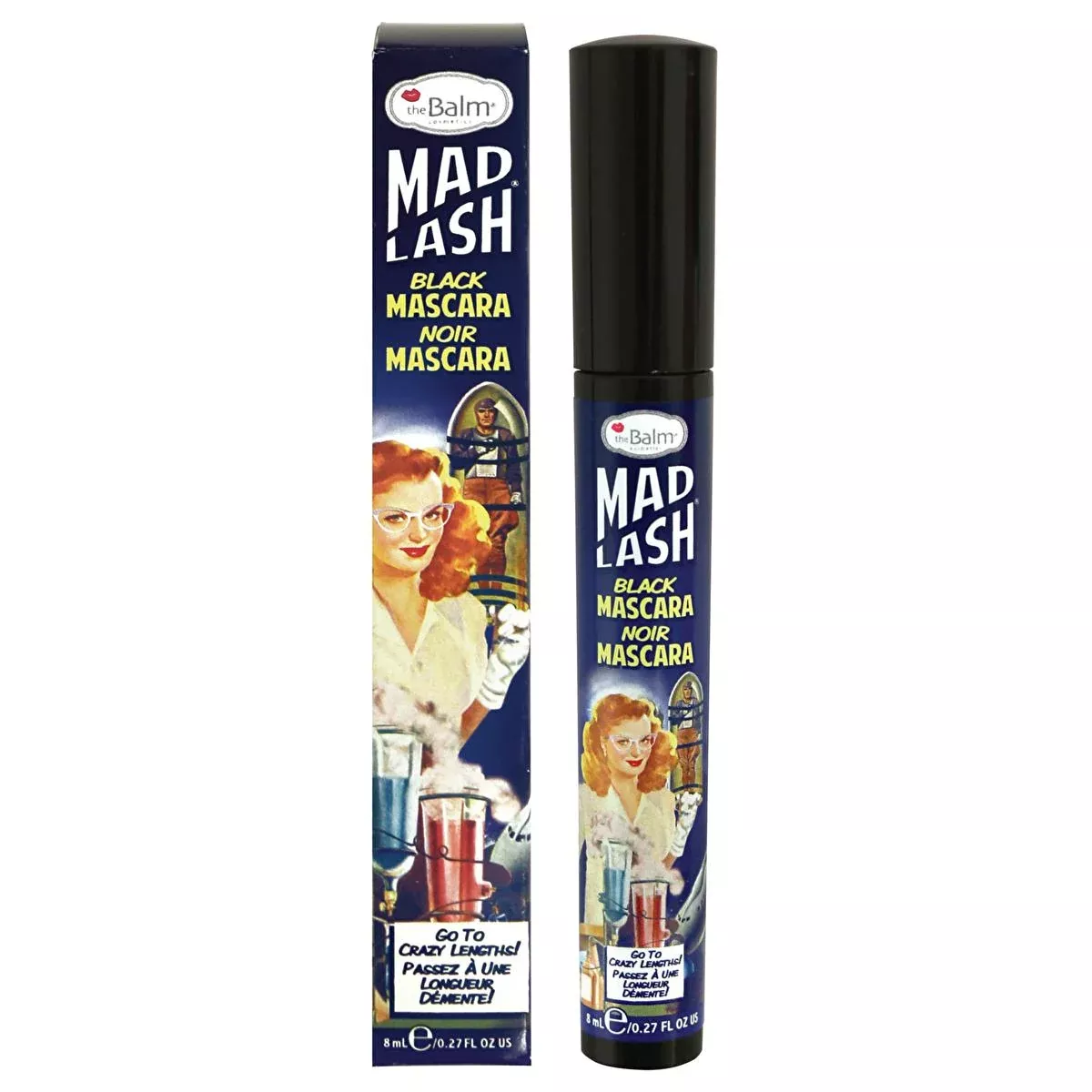 theBalm Mad Lash Mascara - Volumizing & Lengthening Mascara for Dramatic Lashes