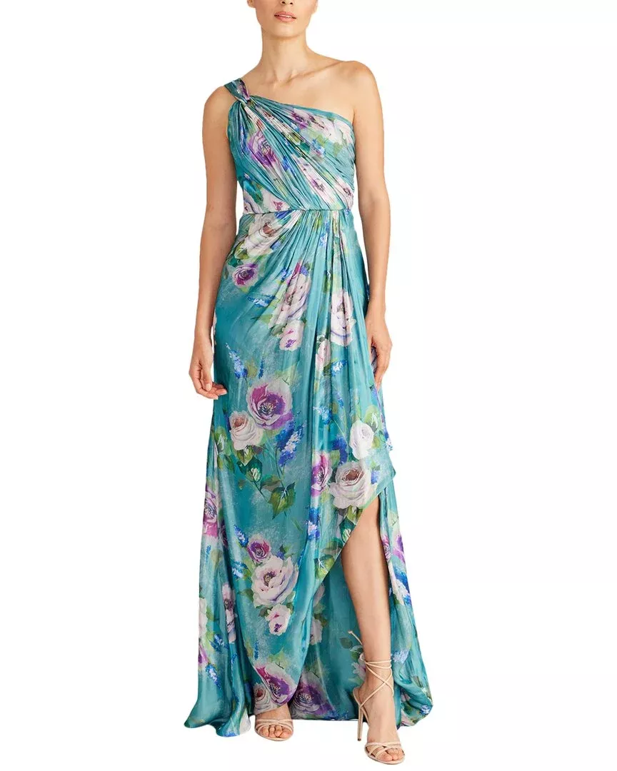 Theia Rhonda One Shoulder Gown