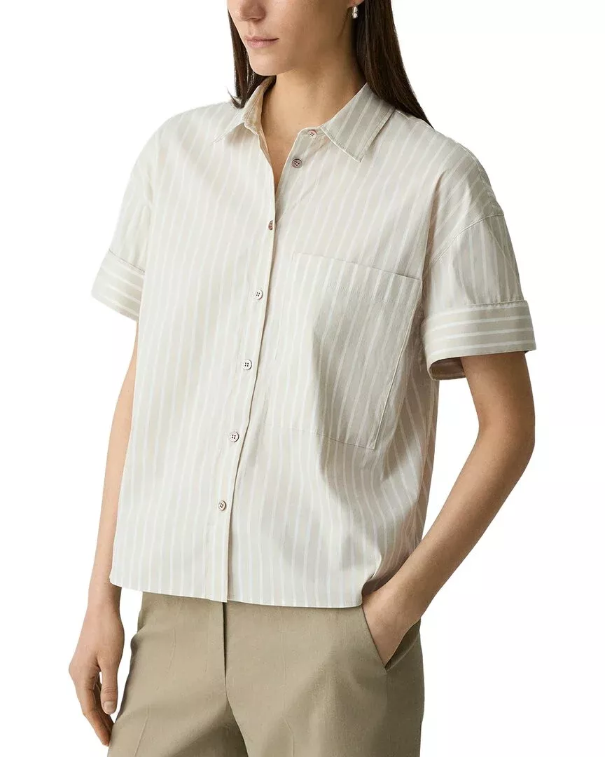 Theory Cuff Pocket Shirt