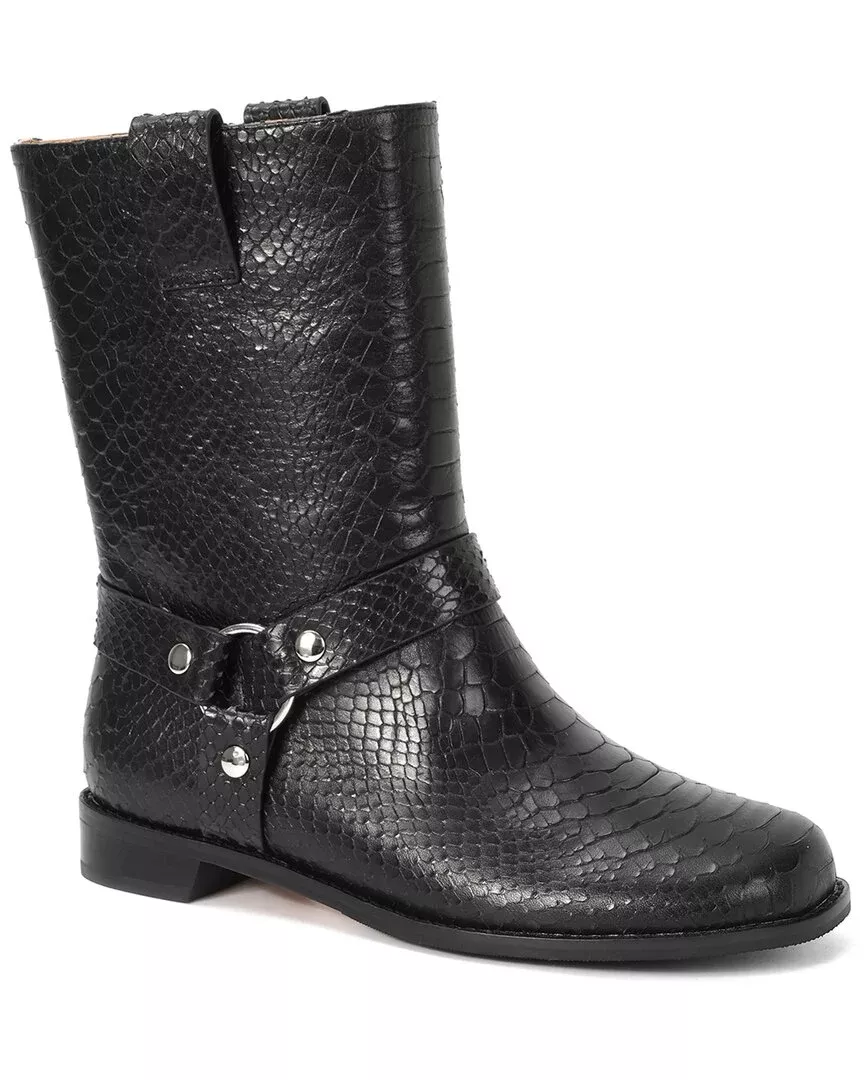 Tiffany & Fred Paris Leather Harness Bootie