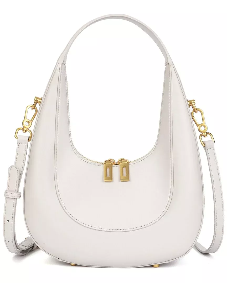 Tiffany & Fred Paris Smooth Leather Hobo Bag