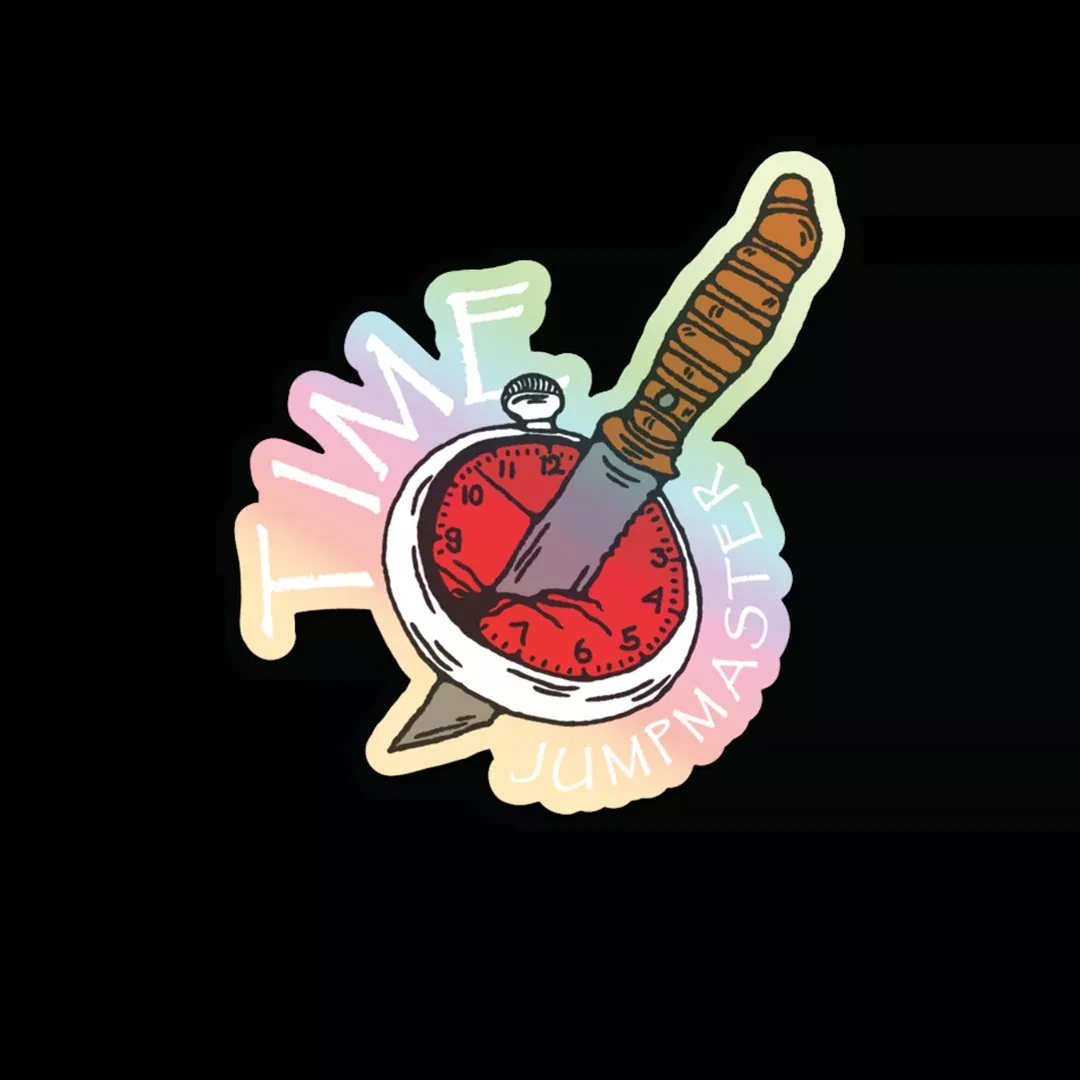 Time Jumpmaster Holographic Sticker