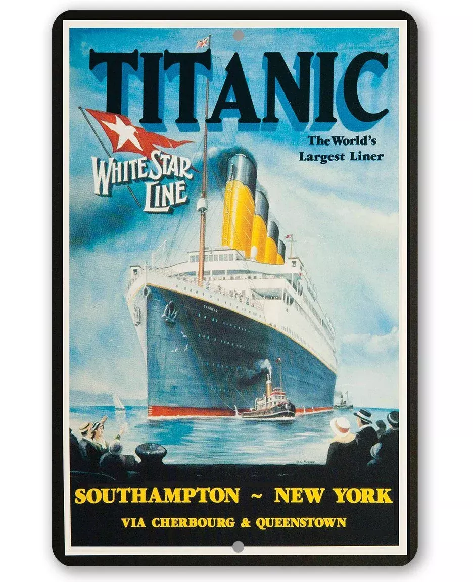 Titanic Poster - Metal Sign