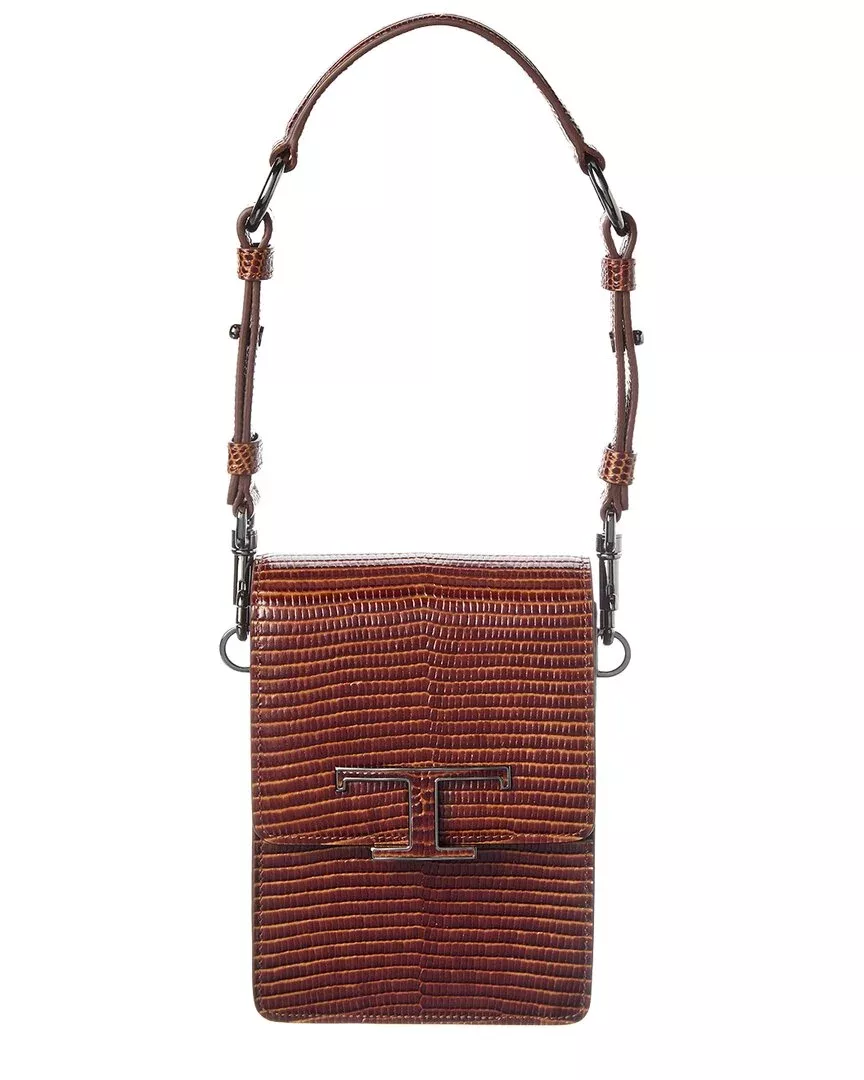 Tod’S Embossed Leather Crossbody