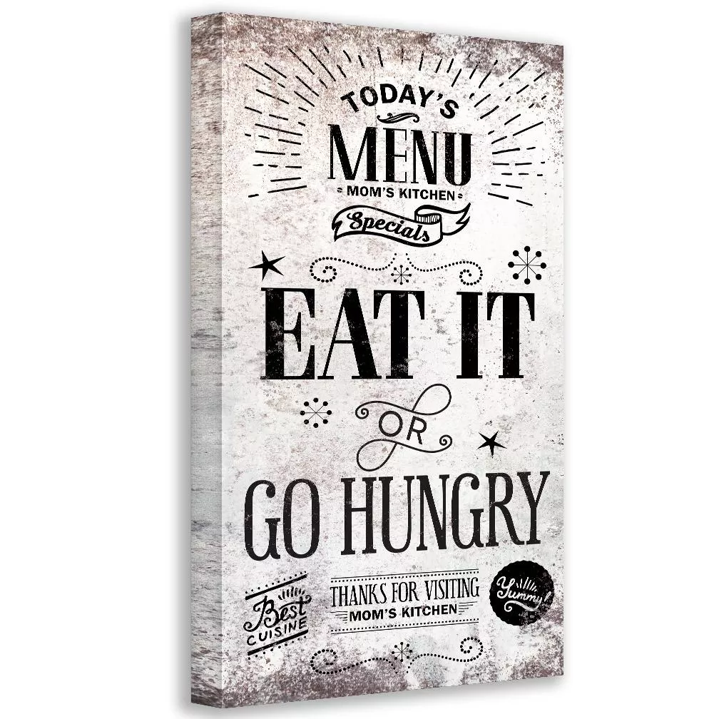Today's Menu Vertical - Canvas