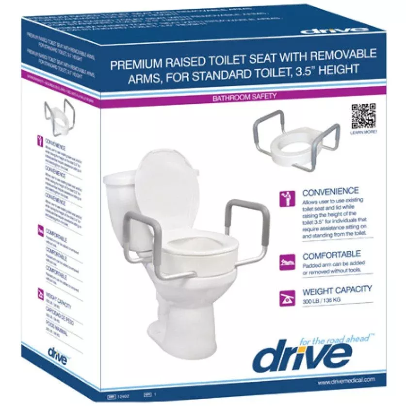 Toilet Seat Riser EqW/Removarm
