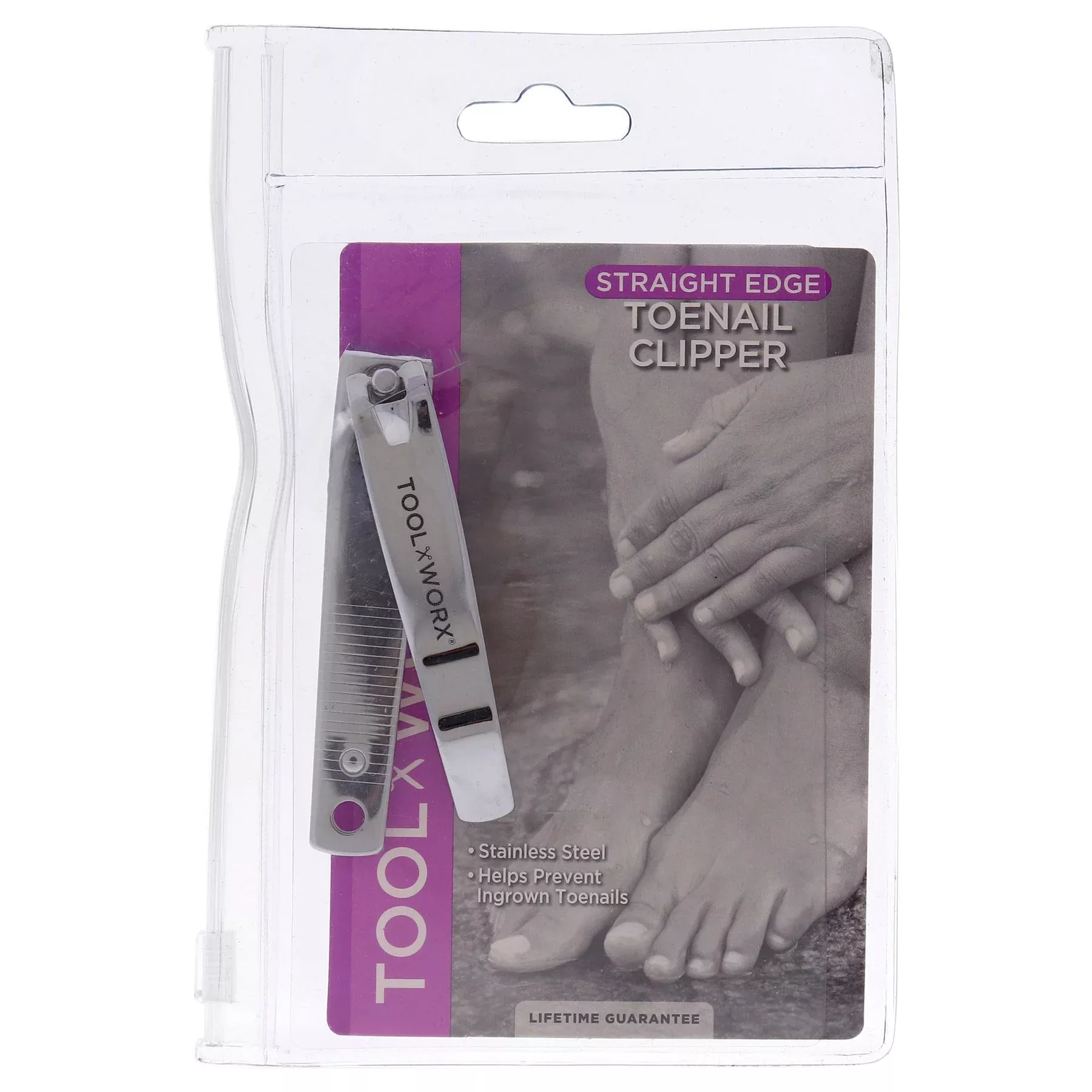 Toolworx 3-1/2" Straight Edge Toenail Clipper