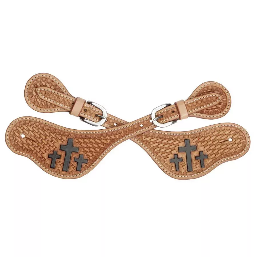 Trinity Cross Basket Spur Straps
