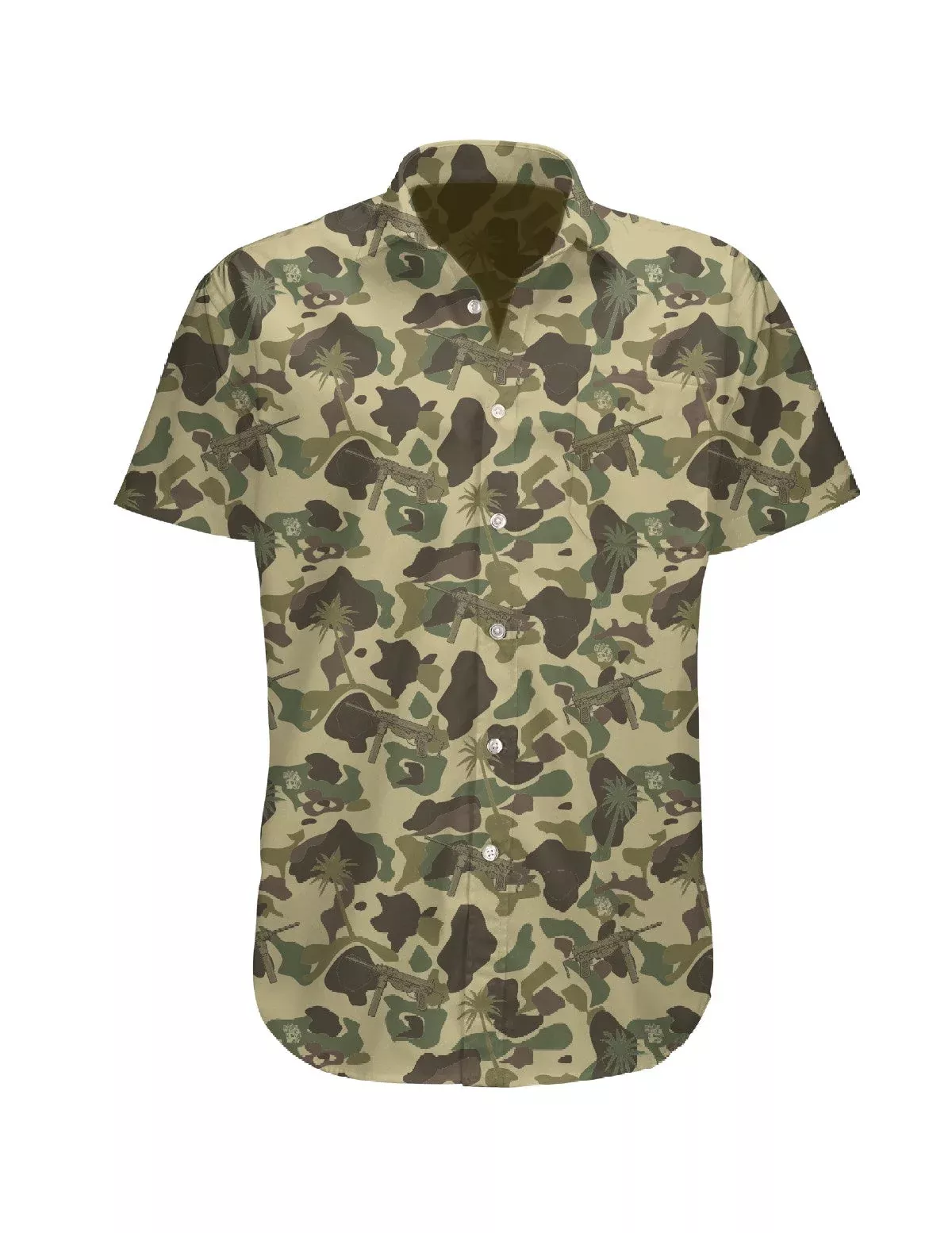 Tropical Frog skin Button-up