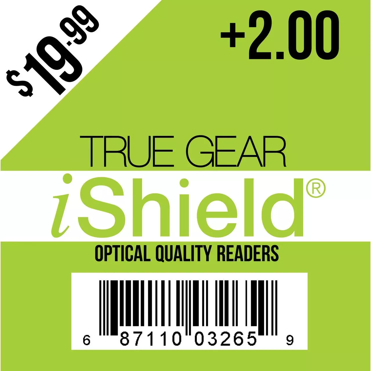 True Gear iShield +2.00 Reader Assortment – Premium Reading Glasses (19.99)