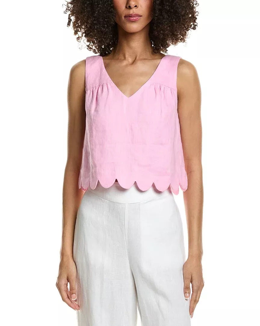 Tyler Böe Emery Linen Crop Top