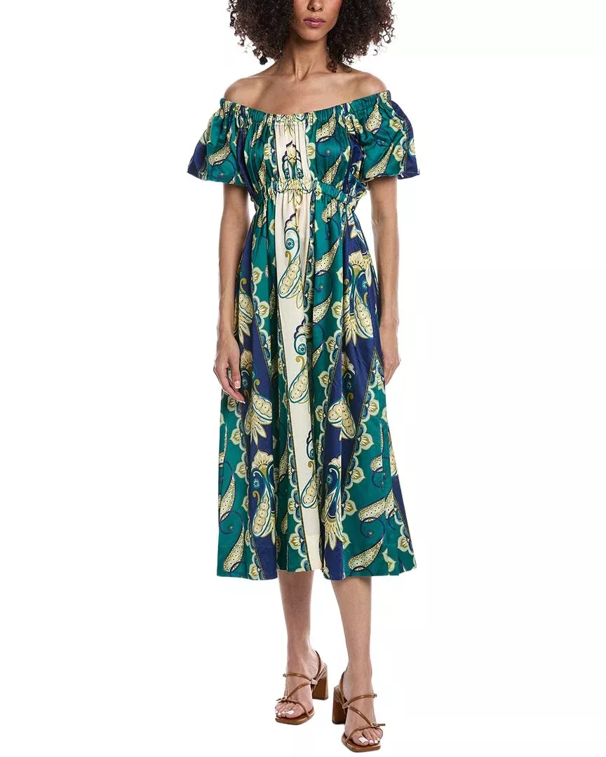 Tyler Böe Hailey Silk-Blend Midi Dress