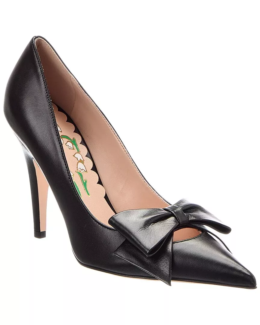 Valentino Bowow 100 Leather Pump