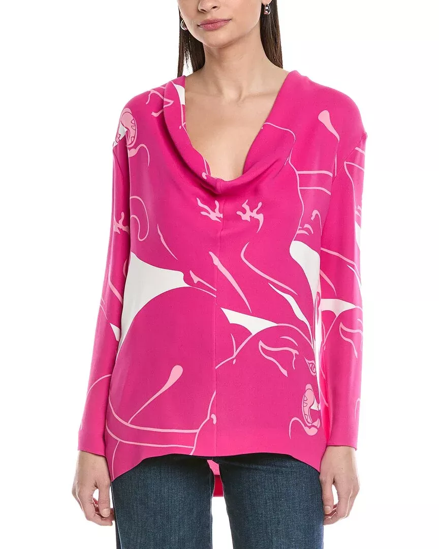 Valentino Convertible Silk Top
