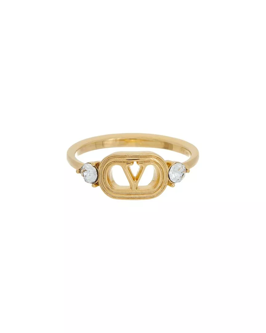 Valentino Ovalette Swarovski Ring